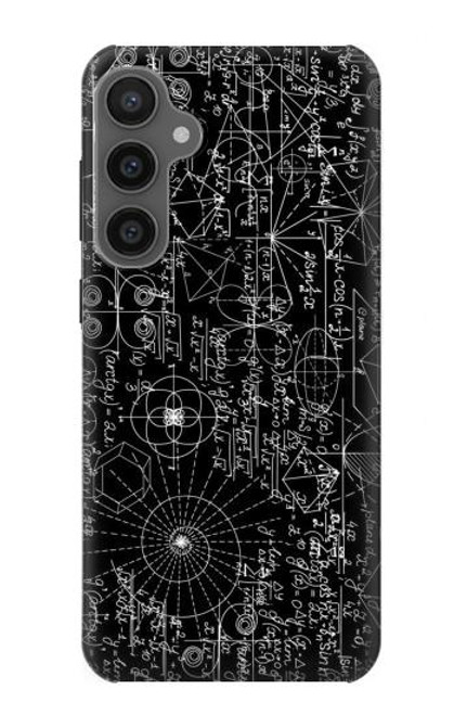 W3808 Tableau noir de mathématiques Etui Coque Housse et Flip Housse Cuir pour Samsung Galaxy S23 FE