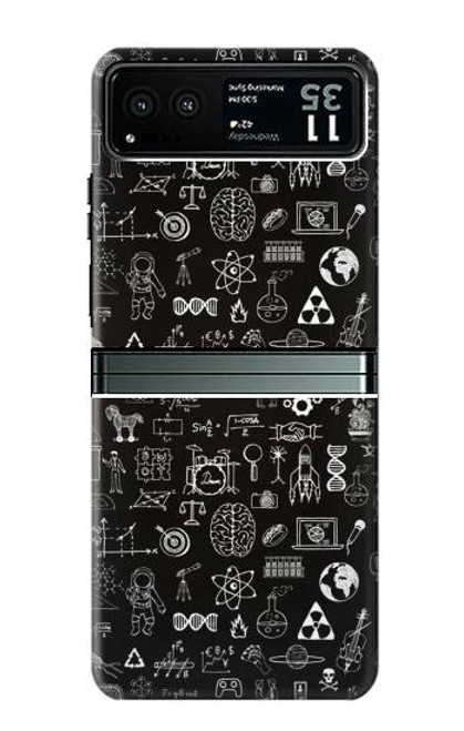 W3426 Noirboard sciences Etui Coque Housse et Flip Housse Cuir pour Motorola Razr 40