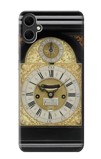 W3144 Support Antique Horloge Etui Coque Housse et Flip Housse Cuir pour Samsung Galaxy A05