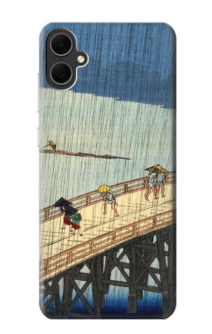 W3347 Utagawa Hiroshige douche soudaine Etui Coque Housse et Flip Housse Cuir pour Samsung Galaxy A05