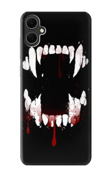 W3527 dents de vampire Etui Coque Housse et Flip Housse Cuir pour Samsung Galaxy A05