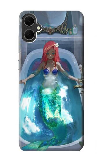 W3912 Jolie petite sirène Aqua Spa Etui Coque Housse et Flip Housse Cuir pour Samsung Galaxy A05