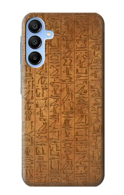 W2805 Égyptien Papyrus d'Ani Etui Coque Housse et Flip Housse Cuir pour Samsung Galaxy A15 5G