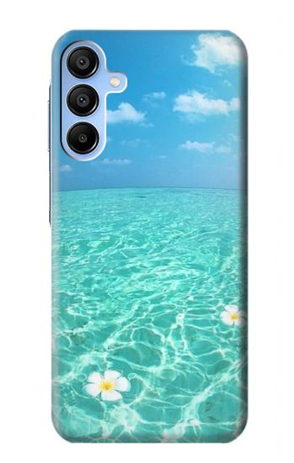W3720 Summer Ocean Beach Etui Coque Housse et Flip Housse Cuir pour Samsung Galaxy A15 5G