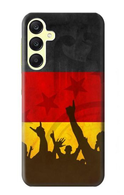 W2966 Allemagne Football Football Etui Coque Housse et Flip Housse Cuir pour Samsung Galaxy A25 5G