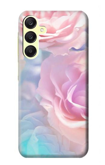 W3050 Pastel Fleurs millésimé Etui Coque Housse et Flip Housse Cuir pour Samsung Galaxy A25 5G