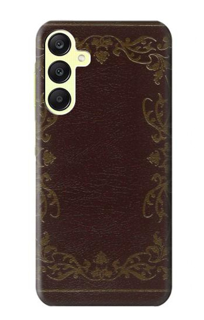 W3553 Couverture Livre millésimé Etui Coque Housse et Flip Housse Cuir pour Samsung Galaxy A25 5G