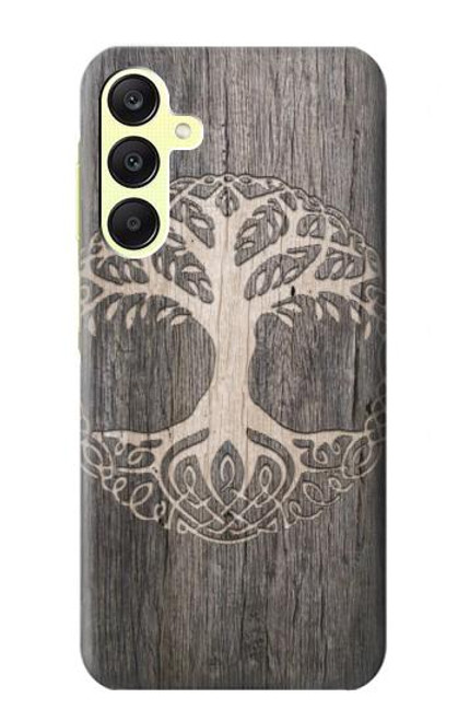 W3591 Viking Arbre de vie Symbole Etui Coque Housse et Flip Housse Cuir pour Samsung Galaxy A25 5G