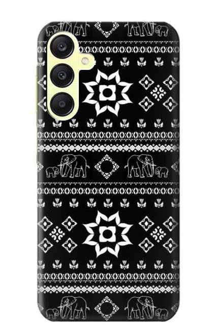 W3932 Patron de pantalon éléphant Etui Coque Housse et Flip Housse Cuir pour Samsung Galaxy A25 5G