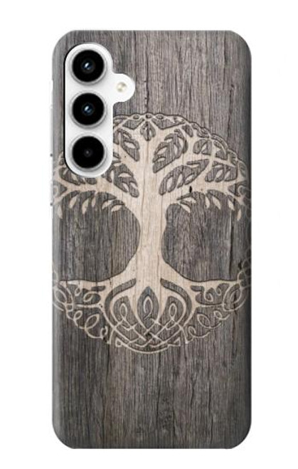 W3591 Viking Arbre de vie Symbole Etui Coque Housse et Flip Housse Cuir pour Samsung Galaxy A35 5G