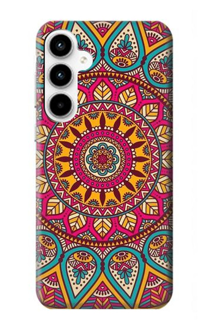 W3694 Modèle d'art hippie Etui Coque Housse et Flip Housse Cuir pour Samsung Galaxy A35 5G