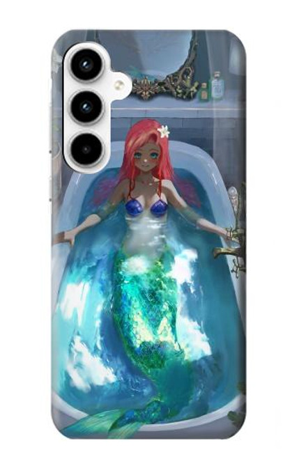 W3912 Jolie petite sirène Aqua Spa Etui Coque Housse et Flip Housse Cuir pour Samsung Galaxy A35 5G