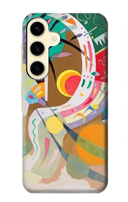 W3346 Vasily Kandinsky Guggenheim Etui Coque Housse et Flip Housse Cuir pour Samsung Galaxy S24