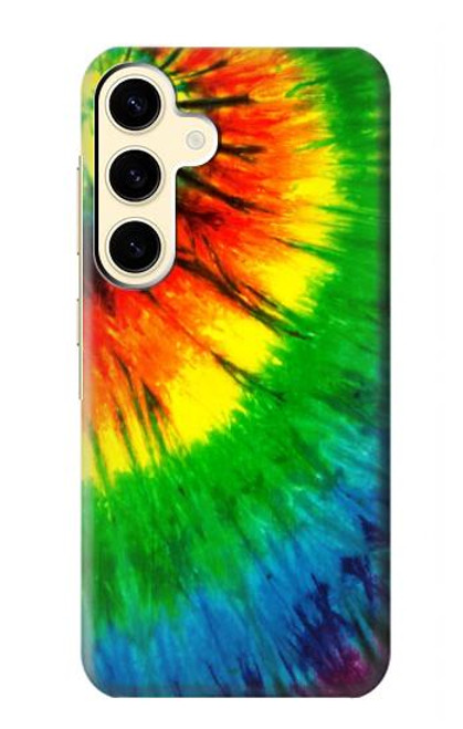 W3422 tie Dye Etui Coque Housse et Flip Housse Cuir pour Samsung Galaxy S24