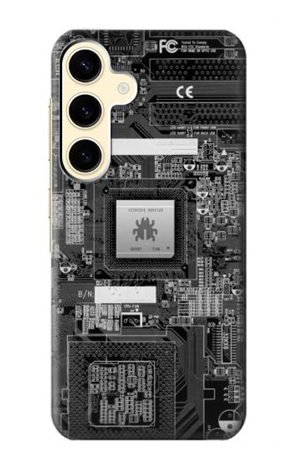 W3434 Punaise Circuit Board graphique Etui Coque Housse et Flip Housse Cuir pour Samsung Galaxy S24