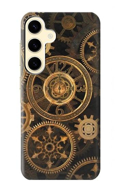 W3442 vitesse d'horloge Etui Coque Housse et Flip Housse Cuir pour Samsung Galaxy S24