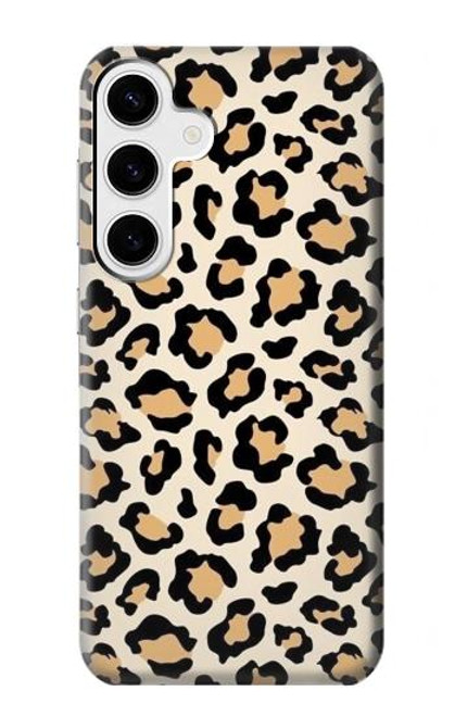 W3374 Motif mode continu Léopard Etui Coque Housse et Flip Housse Cuir pour Samsung Galaxy S24 Plus