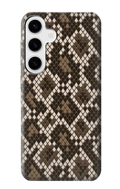 W3389 Seamless Serpent Motif graphique Peau Etui Coque Housse et Flip Housse Cuir pour Samsung Galaxy S24 Plus