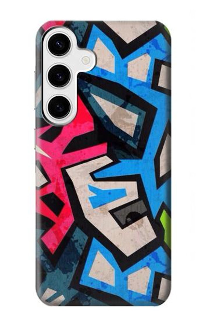 W3445 Art Graffiti rue Etui Coque Housse et Flip Housse Cuir pour Samsung Galaxy S24 Plus