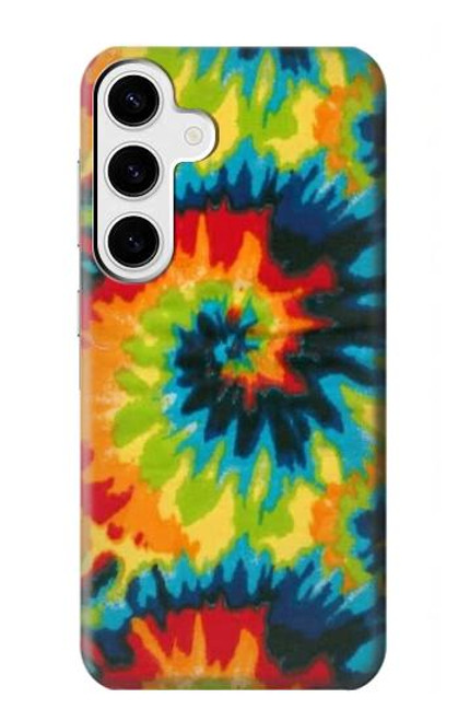 W3459 tie Dye Etui Coque Housse et Flip Housse Cuir pour Samsung Galaxy S24 Plus