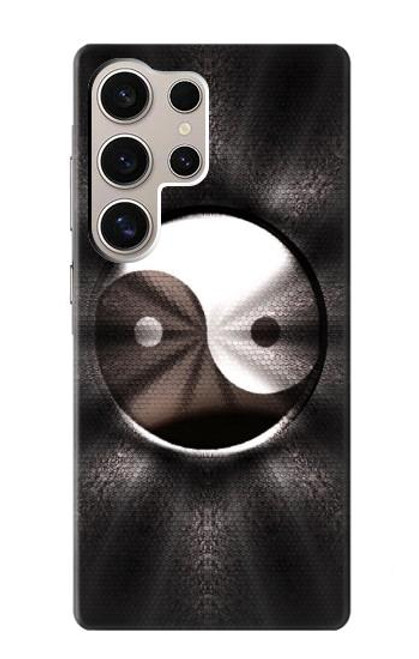 W3241 Yin Yang Symbole Etui Coque Housse et Flip Housse Cuir pour Samsung Galaxy S24 Ultra