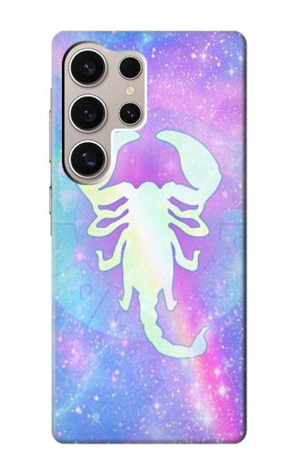 W3267 Zodiaque Scorpion Etui Coque Housse et Flip Housse Cuir pour Samsung Galaxy S24 Ultra