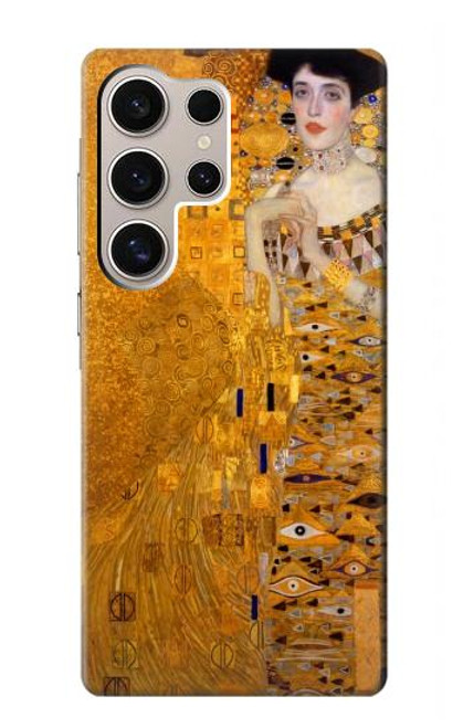 W3332 Gustav Klimt Adele Bloch Bauer Etui Coque Housse et Flip Housse Cuir pour Samsung Galaxy S24 Ultra