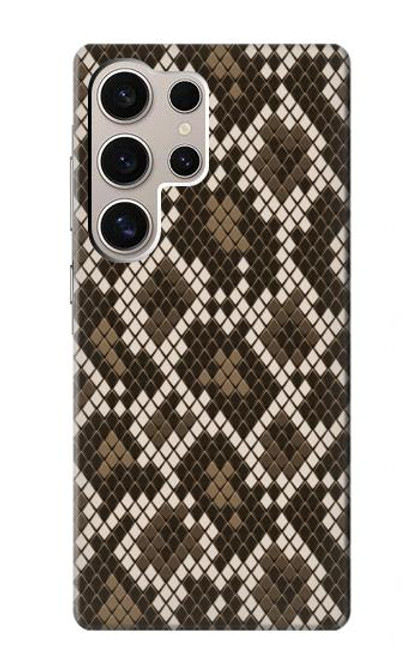 W3389 Seamless Serpent Motif graphique Peau Etui Coque Housse et Flip Housse Cuir pour Samsung Galaxy S24 Ultra