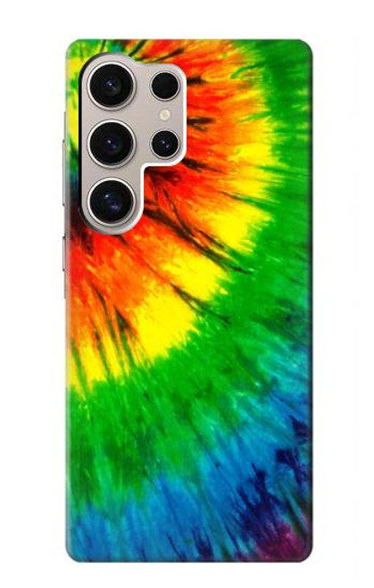 W3422 tie Dye Etui Coque Housse et Flip Housse Cuir pour Samsung Galaxy S24 Ultra