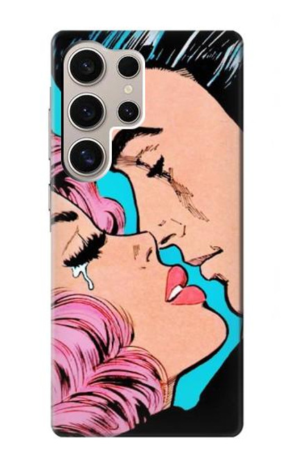 W3469 Pop Art Etui Coque Housse et Flip Housse Cuir pour Samsung Galaxy S24 Ultra