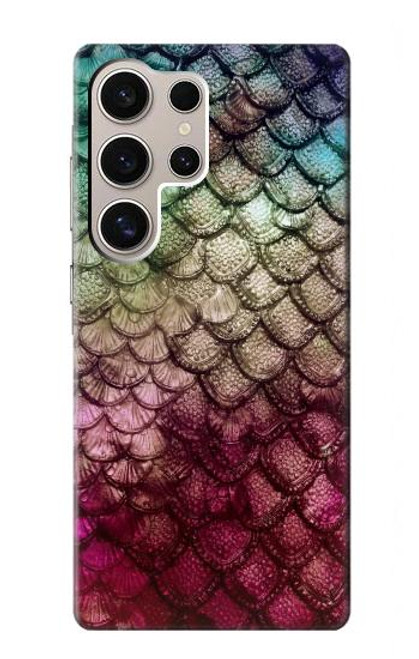 W3539 Sirène écailles de poisson Etui Coque Housse et Flip Housse Cuir pour Samsung Galaxy S24 Ultra