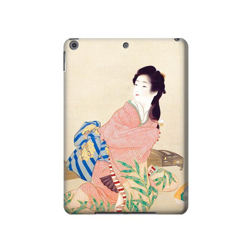 W0889 Japon Kimono Tablet Etui Coque Housse pour iPad 10.2 (2021,2020,2019), iPad 9 8 7