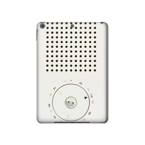 W1857 Rétro transistor radio Tablet Etui Coque Housse pour iPad 10.2 (2021,2020,2019), iPad 9 8 7