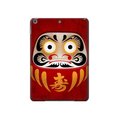 W3023 Japon Bonne chance Daruma Poupée Tablet Etui Coque Housse pour iPad 10.2 (2021,2020,2019), iPad 9 8 7