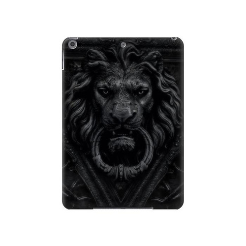 W3619 Lion noir gothique Tablet Etui Coque Housse pour iPad 10.2 (2021,2020,2019), iPad 9 8 7