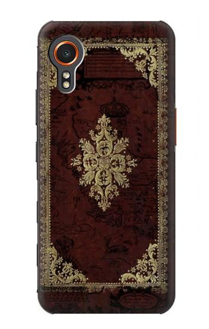 W3014 Carte Couverture Livre millésimé Etui Coque Housse et Flip Housse Cuir pour Samsung Galaxy Xcover7