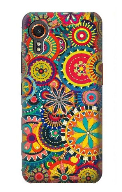 W3272 Motif coloré Etui Coque Housse et Flip Housse Cuir pour Samsung Galaxy Xcover7