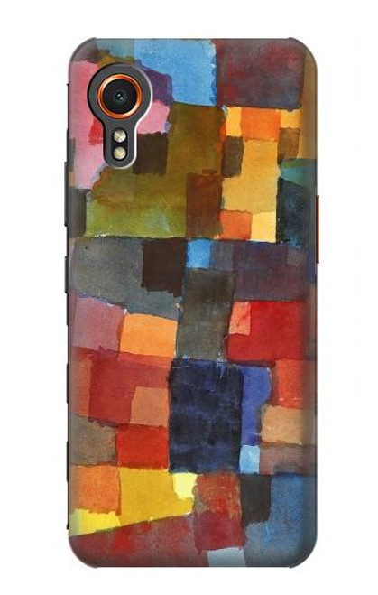 W3341 Paul Klee Raumarchitekturen Etui Coque Housse et Flip Housse Cuir pour Samsung Galaxy Xcover7