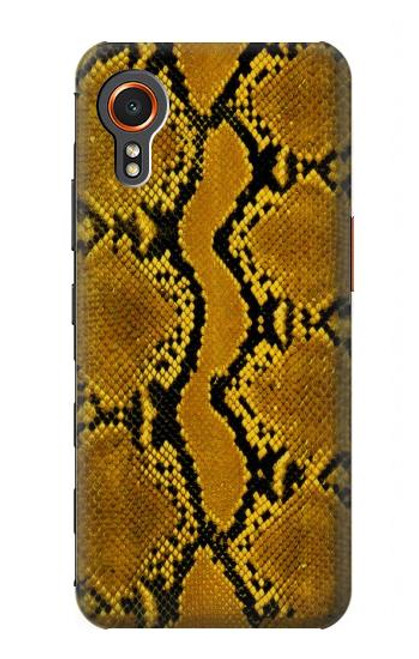 W3365 Python Imprimer Jaune graphique Peau Etui Coque Housse et Flip Housse Cuir pour Samsung Galaxy Xcover7