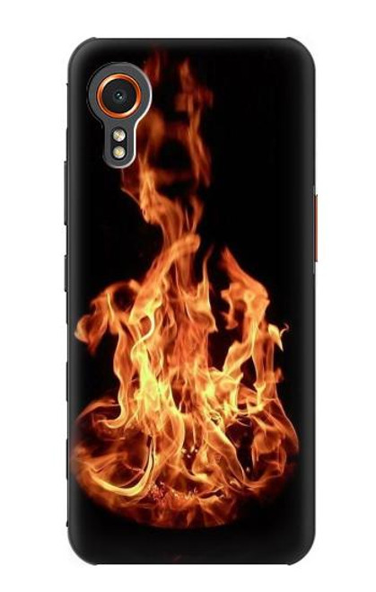 W3379 Cadre d'incendie Etui Coque Housse et Flip Housse Cuir pour Samsung Galaxy Xcover7