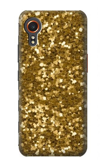 W3388 Imprimer or Glitter Graphic Etui Coque Housse et Flip Housse Cuir pour Samsung Galaxy Xcover7