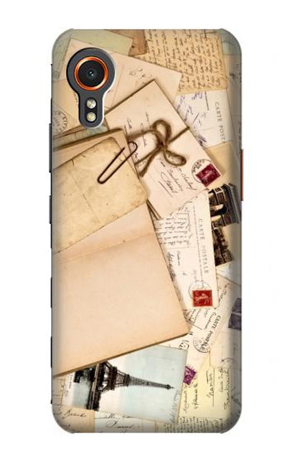 W3397 cartes postales souvenirs Etui Coque Housse et Flip Housse Cuir pour Samsung Galaxy Xcover7