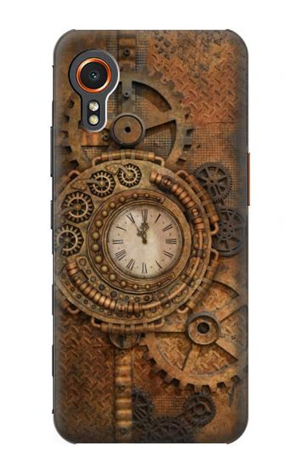 W3401 Horloge vitesse Steampunk Etui Coque Housse et Flip Housse Cuir pour Samsung Galaxy Xcover7