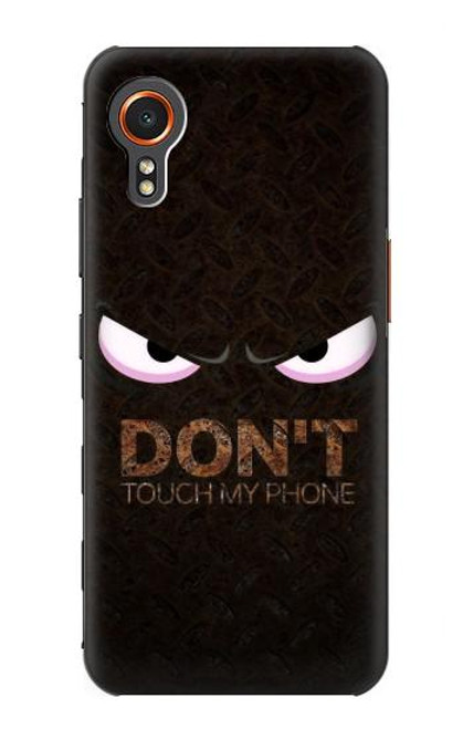 W3412 Ne touche pas mon téléphone Etui Coque Housse et Flip Housse Cuir pour Samsung Galaxy Xcover7