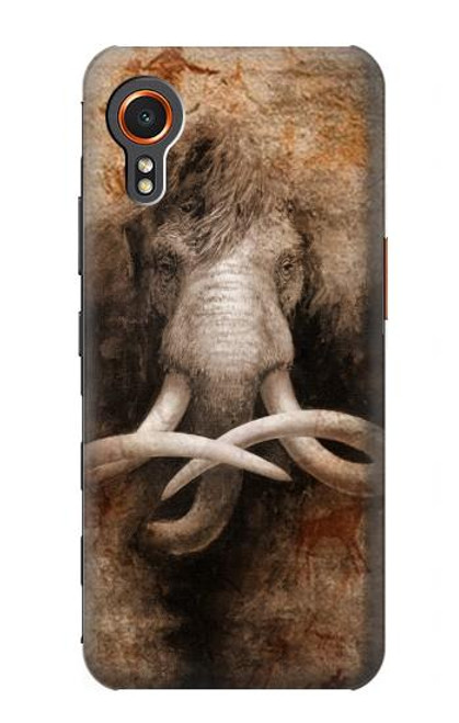 W3427 Mammoth Ancient Art la Grotte Etui Coque Housse et Flip Housse Cuir pour Samsung Galaxy Xcover7