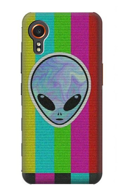 W3437 Extraterrestre Aucun signal Etui Coque Housse et Flip Housse Cuir pour Samsung Galaxy Xcover7