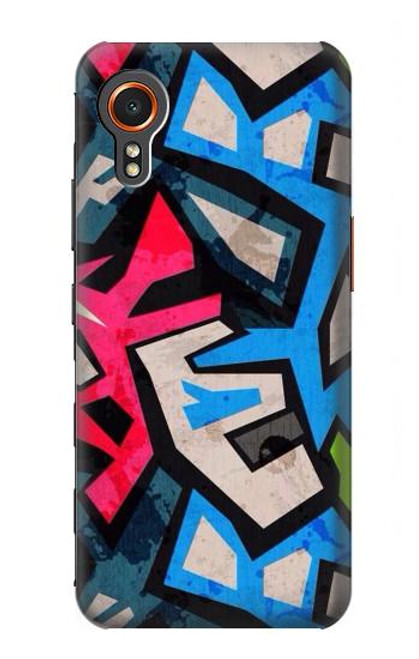 W3445 Art Graffiti rue Etui Coque Housse et Flip Housse Cuir pour Samsung Galaxy Xcover7