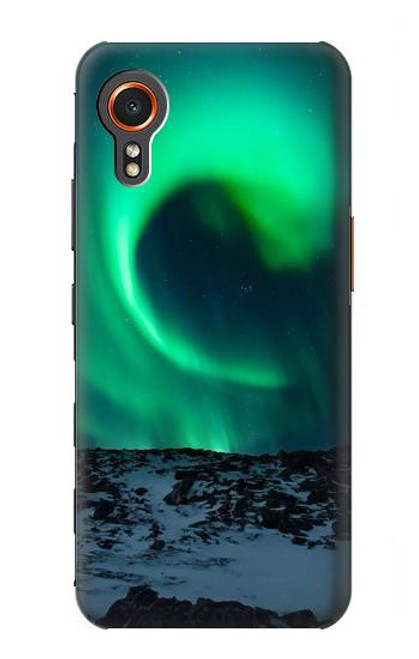 W3667 Aurora Northern Light Etui Coque Housse et Flip Housse Cuir pour Samsung Galaxy Xcover7