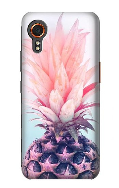 W3711 Ananas rose Etui Coque Housse et Flip Housse Cuir pour Samsung Galaxy Xcover7