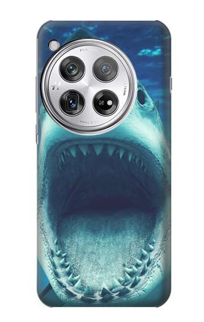 W3548 Requin-tigre Etui Coque Housse et Flip Housse Cuir pour OnePlus 12